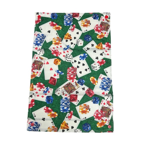 Hand Crafted Playing Card Holder 5 Pockets Card Caddy Bingo Pull Tab Holder - Picture 7 of 13